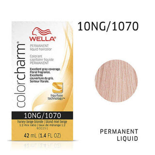 WELLA Color Charm Permanent Liquid Color Honey Beige Blonde 1070 - TBBS