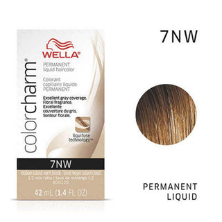 WELLA Color Charm Permanent Liquid Color Medium Natural Warm Blonde 7NW - TBBS