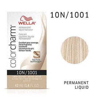 WELLA Color Charm Permanent Liquid Color Satin Blonde 1001 - TBBS