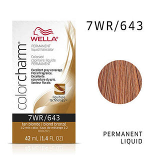WELLA Color Charm Permanent Liquid Color Tan Blonde 643 - TBBS