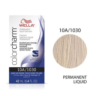COLOR CHARM Permanent Liquid Lightest Ash Blonde 10A - TBBS