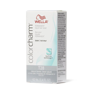 WELLA Color Charm Permanent Liquid Toner Natural Blonde T28 - TBBS